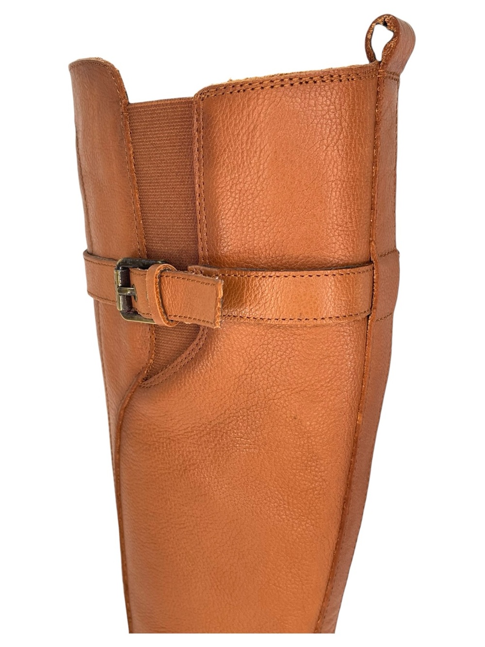 Naturalizer Tan Leather Knee-High Riding Boots - Picture 7 of 12